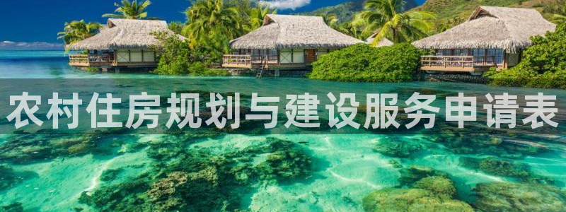 LV国际官网：农村住房规划与建设服务申请表