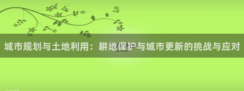 LV国际游戏上分地址：城市规划与土地利用：耕地保护与城市更新的挑战与应对