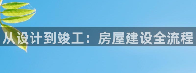 LV国际在线：从设计到竣工：房屋建设全流程