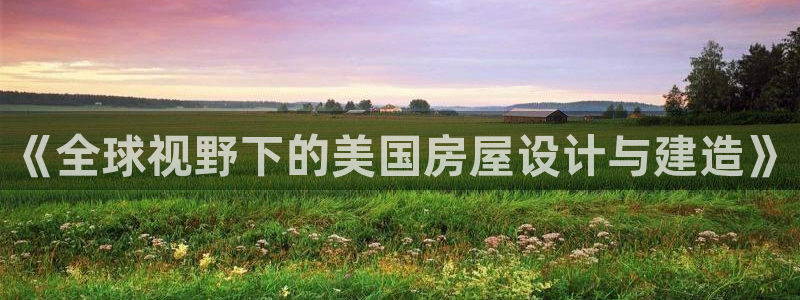 LV国际提现多久到账：《全球视野下的美国房屋设计与建造》